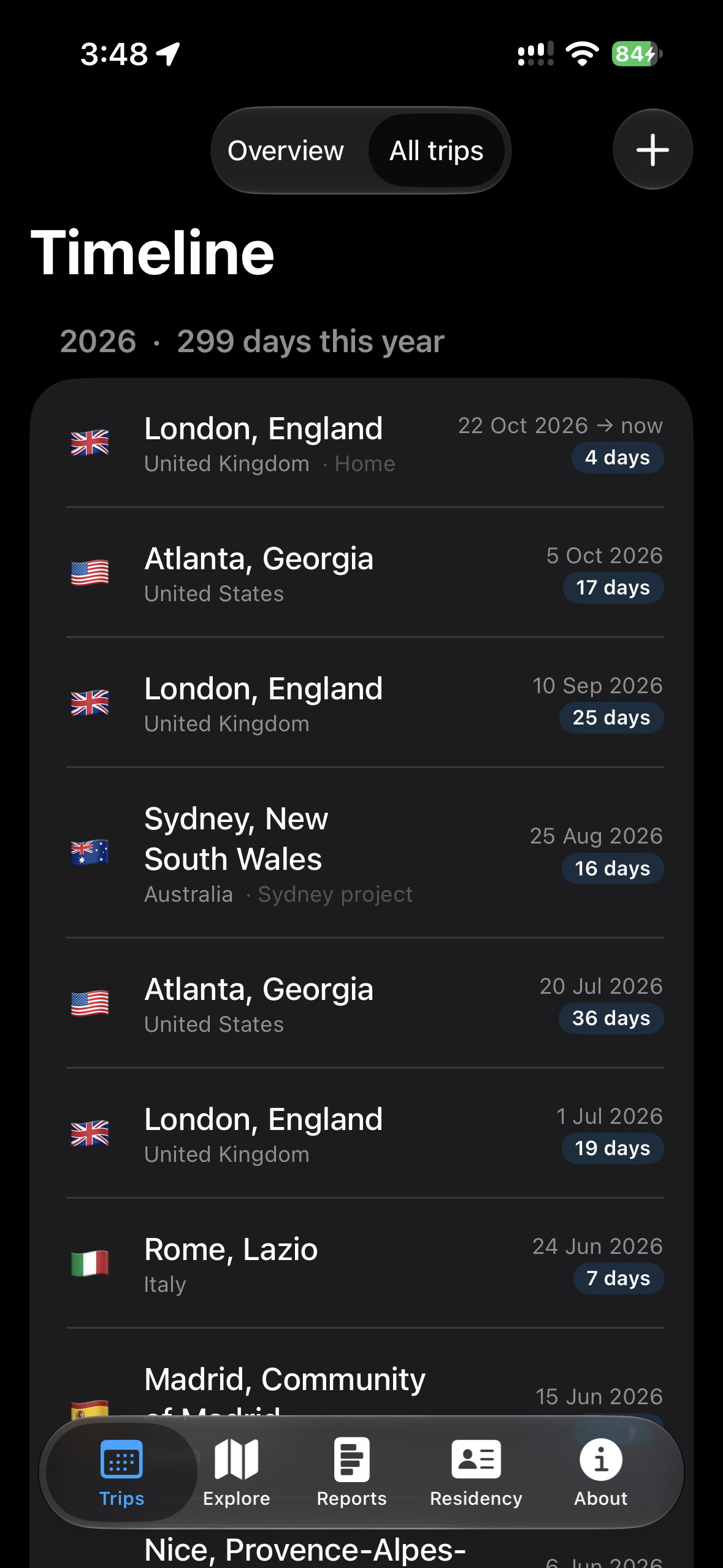 Your timeline on iPhone